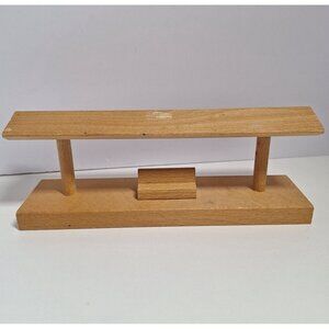 Vintage BRIO Wood Train Station Platform with Bench 8.5" x 3"